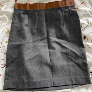 Loft wool pencil skirt